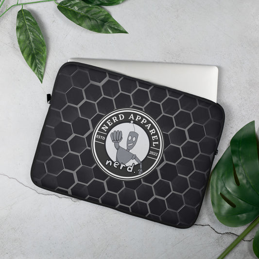 Nerd Logo Grey Laptop Sleeve