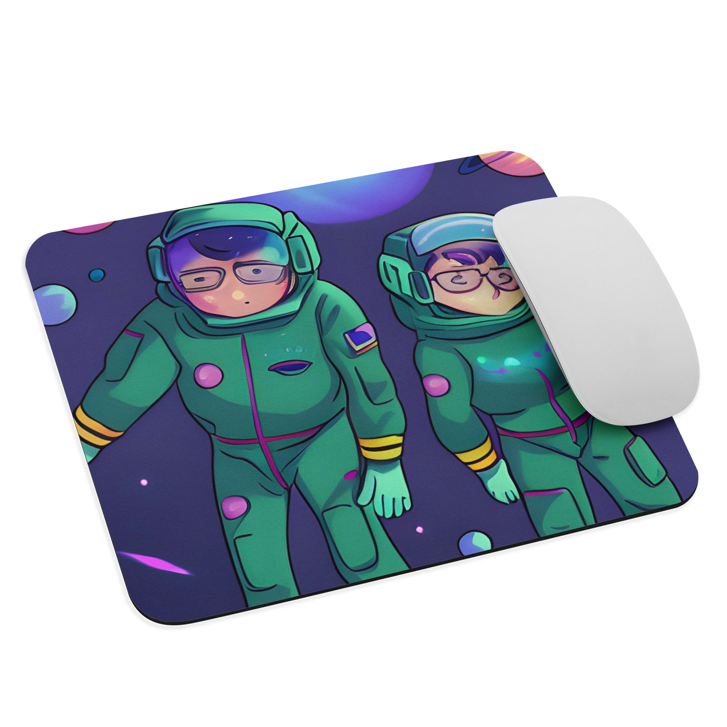 Nerds in Space Mouse Pad