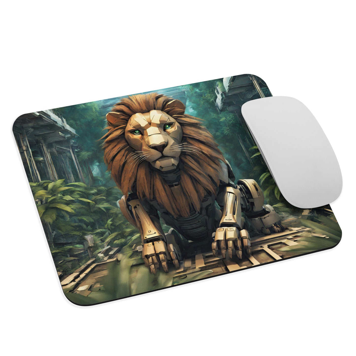 Cyber Lion Mouse Pad