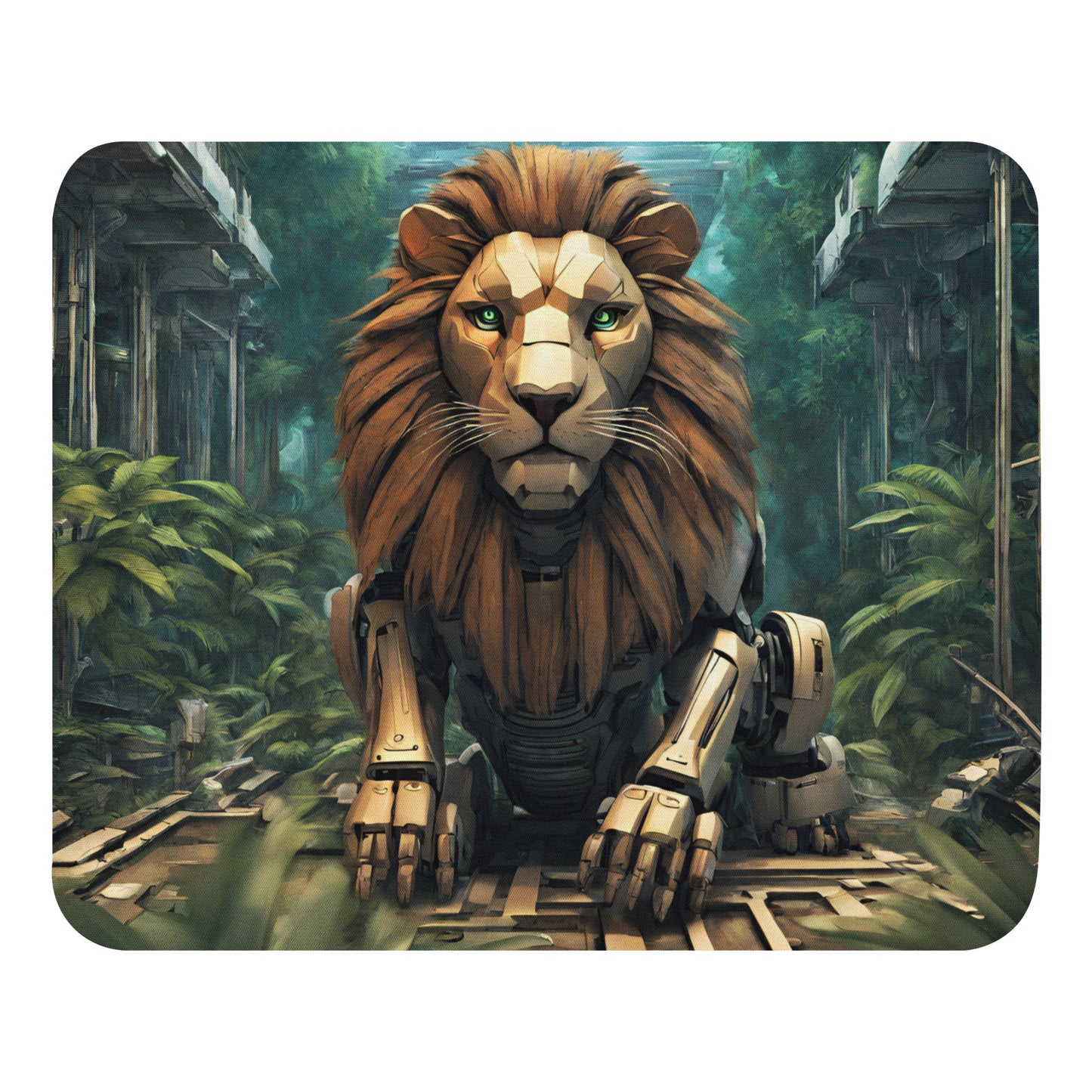 Cyber Lion Mouse Pad