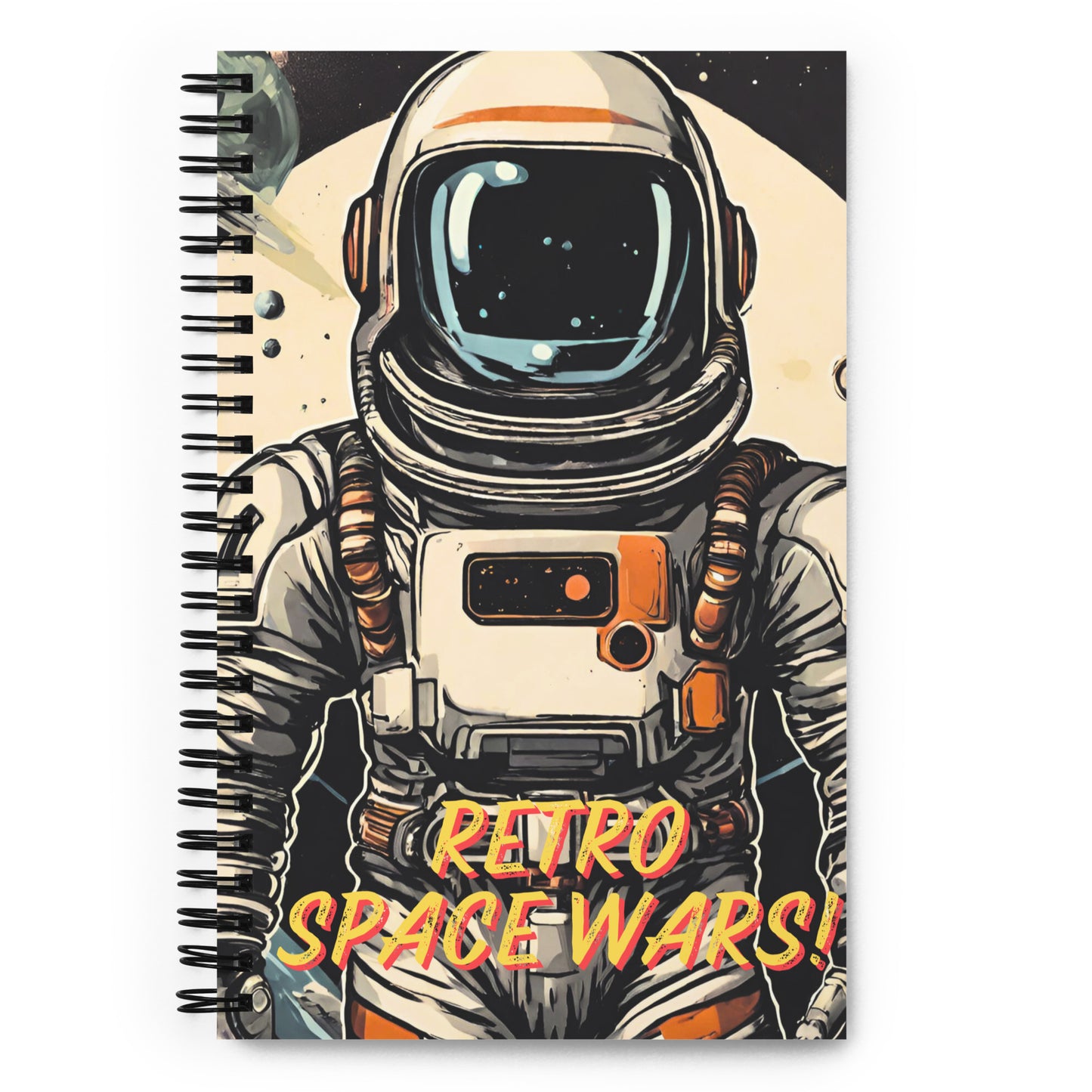 Retro Space Wars! Spiral Notebook