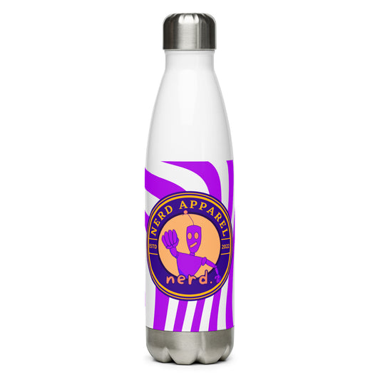 Nerd. Purple Steel Water Bottle