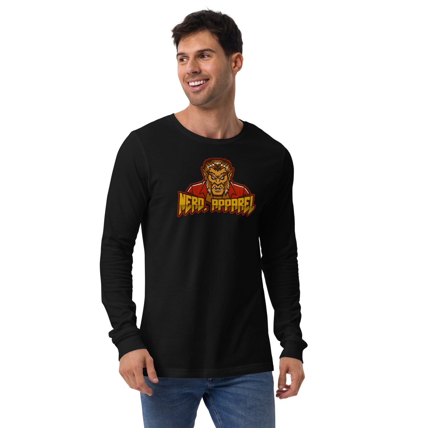 Nerd. Gamer Long Sleeve Tee