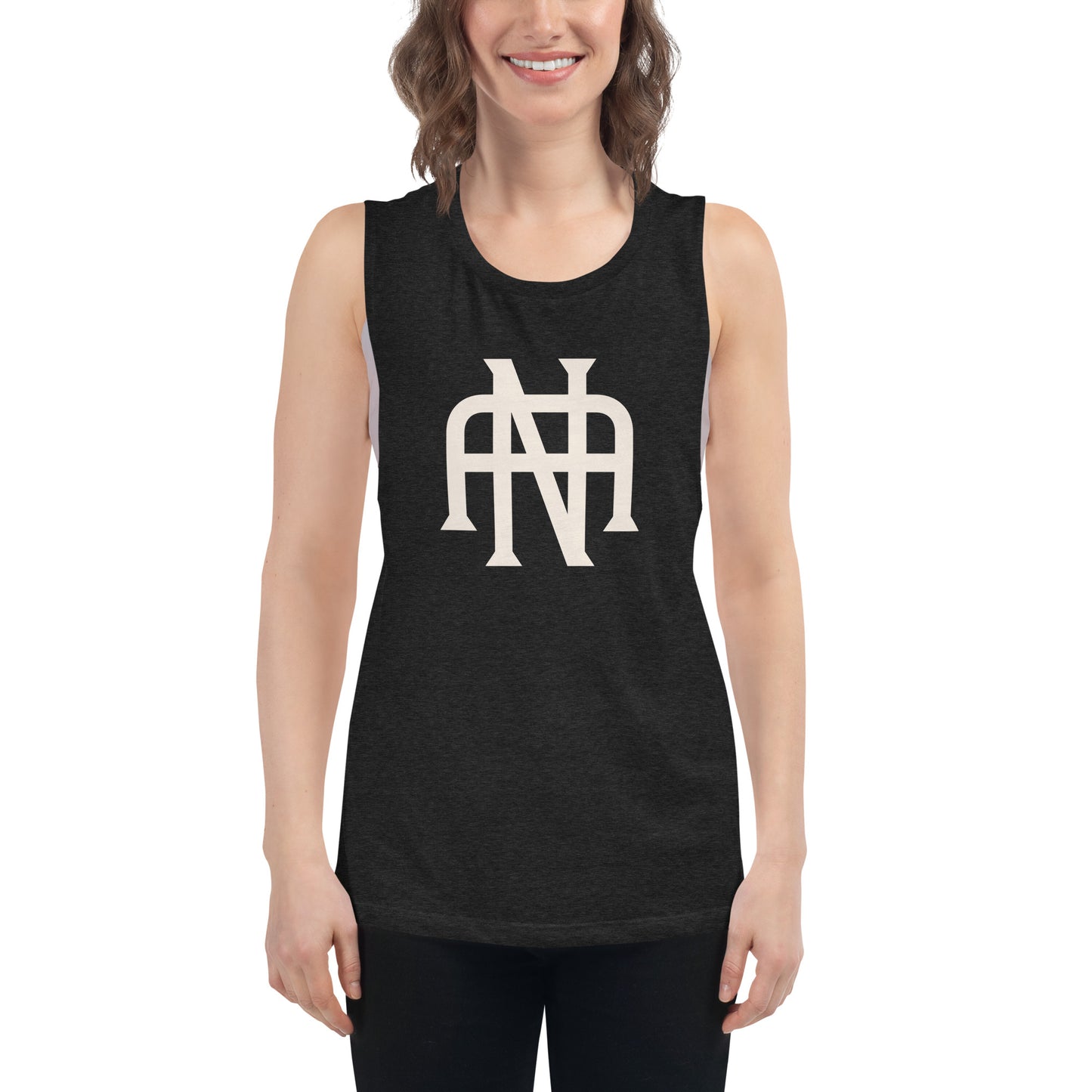 Ladies’ Lettermark Muscle Tank