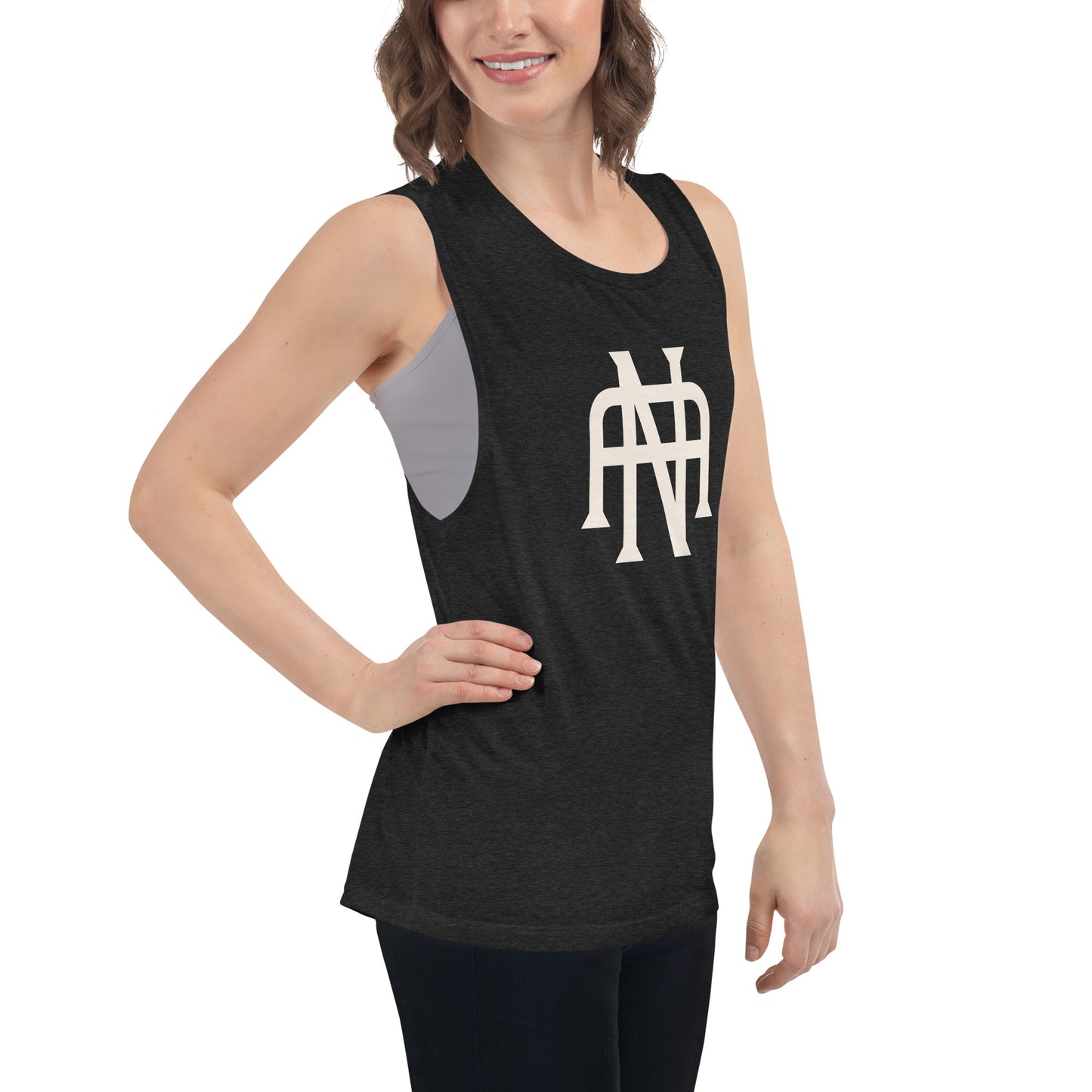 Ladies’ Lettermark Muscle Tank