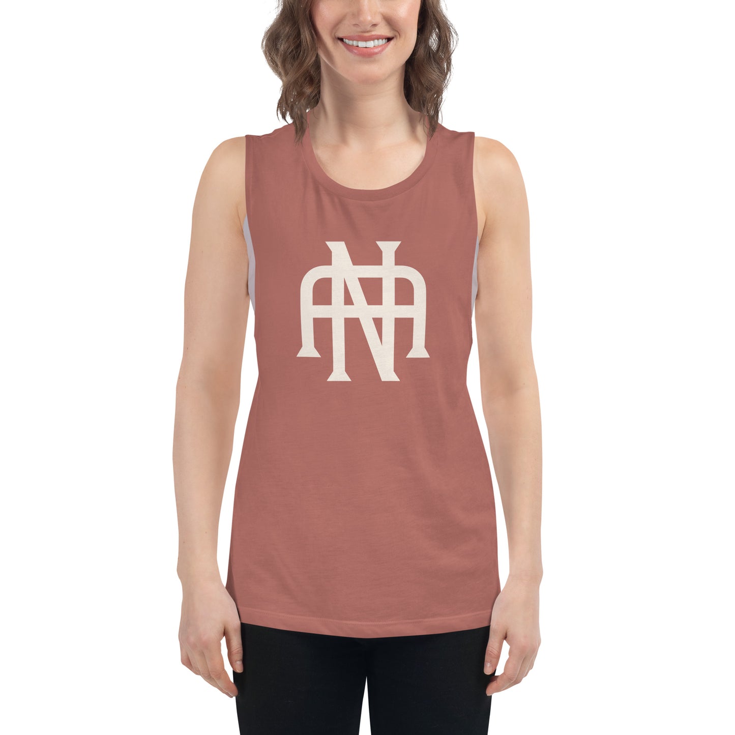 Ladies’ Lettermark Muscle Tank