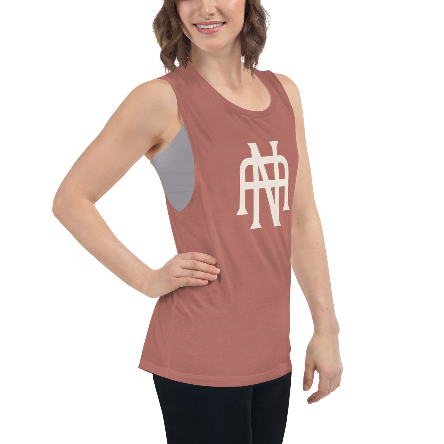 Ladies’ Lettermark Muscle Tank