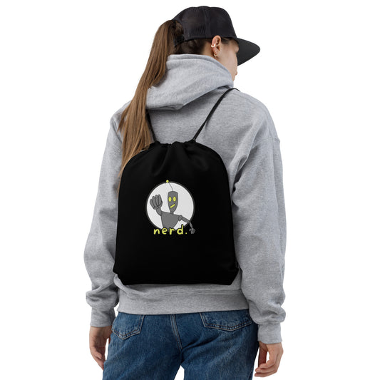 Nerd Logo Drawstring Bag