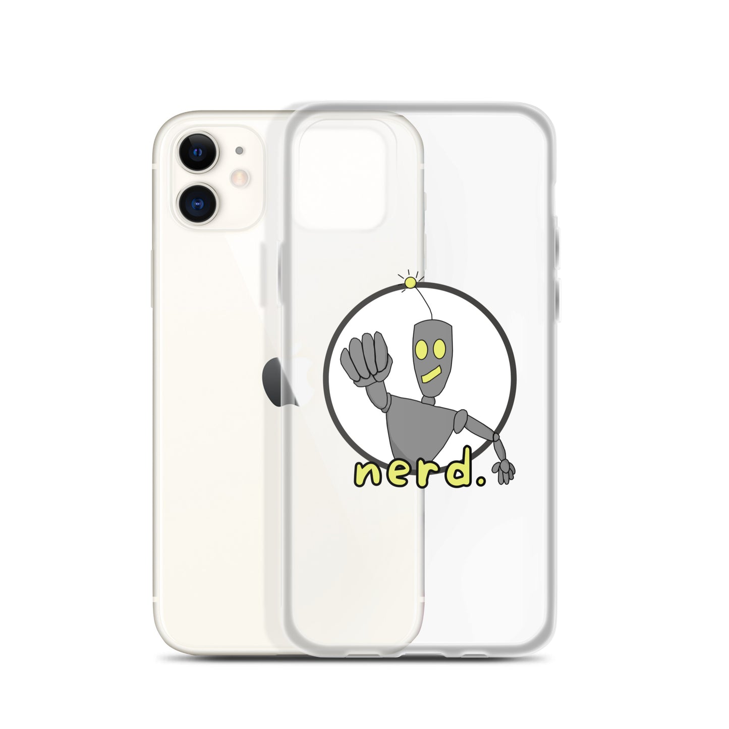 nerd. Logo iPhone Case