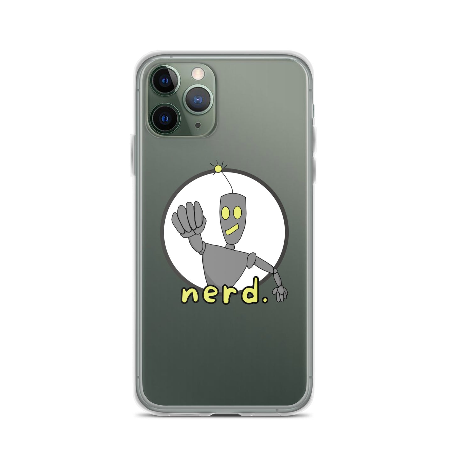 nerd. Logo iPhone Case