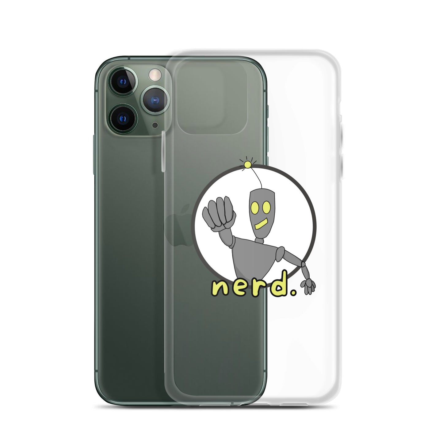 nerd. Logo iPhone Case