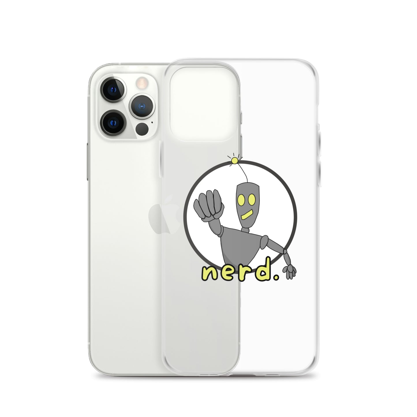 nerd. Logo iPhone Case