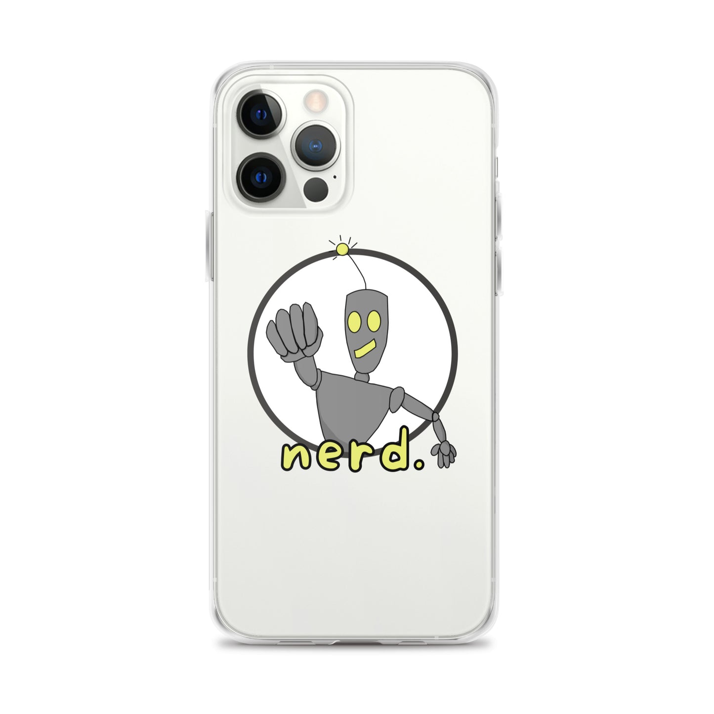 nerd. Logo iPhone Case