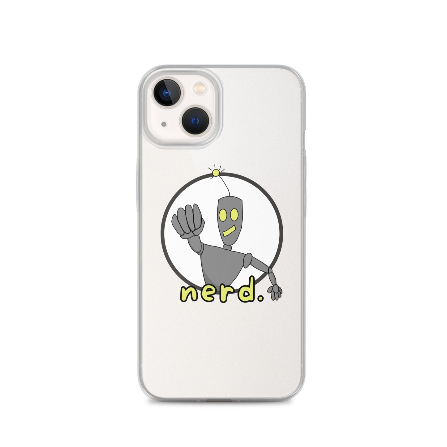 nerd. Logo iPhone Case