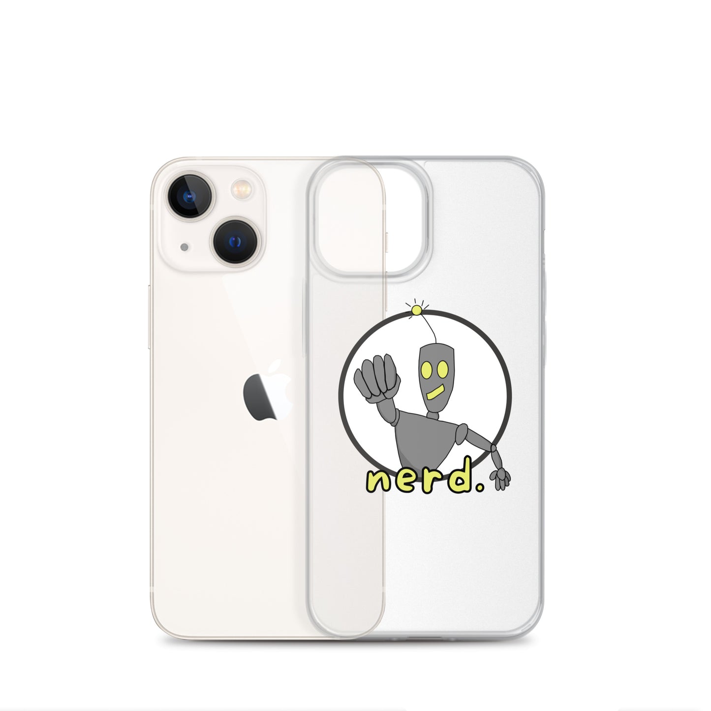 nerd. Logo iPhone Case