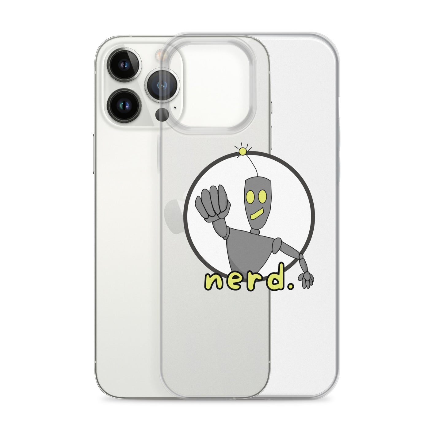 nerd. Logo iPhone Case