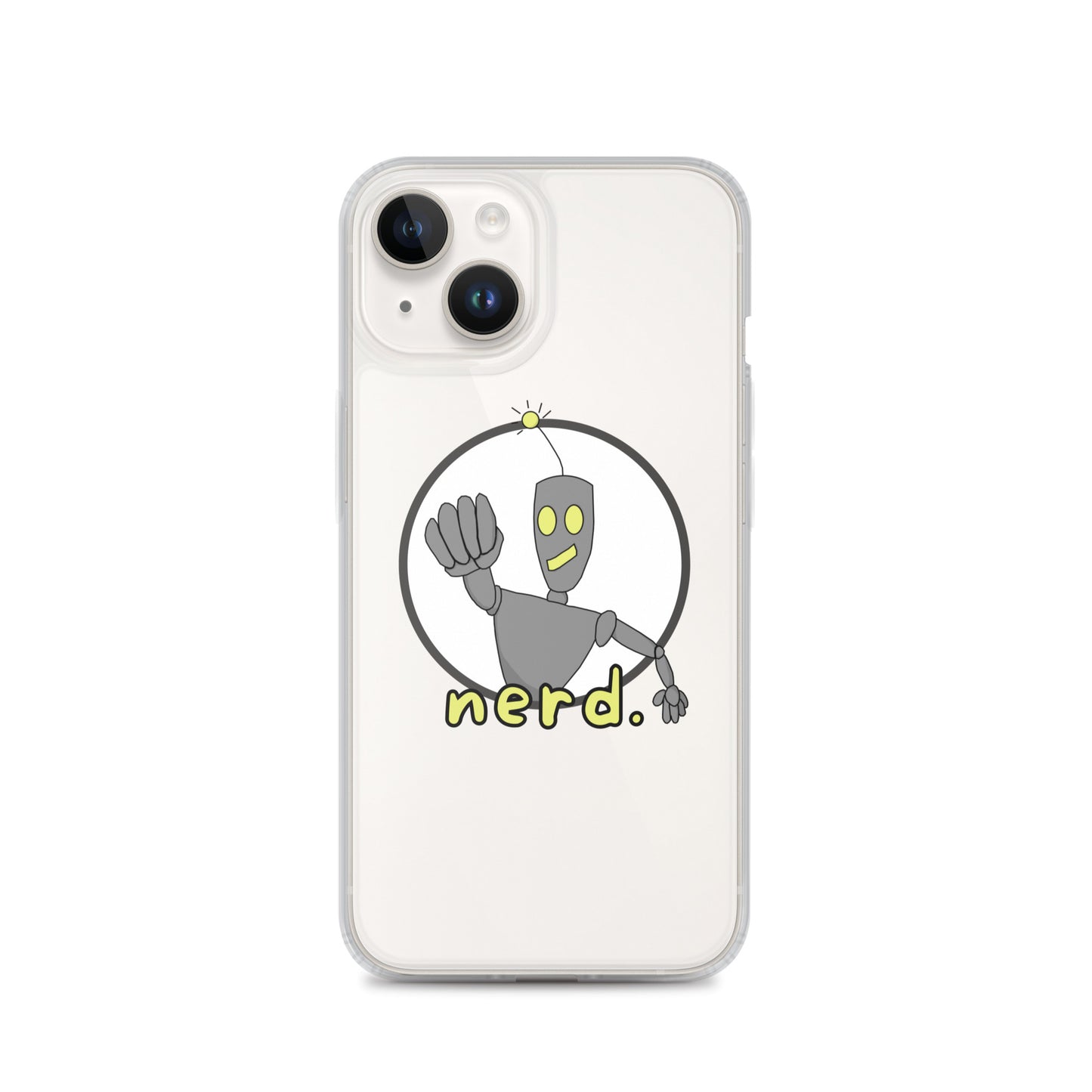 nerd. Logo iPhone Case