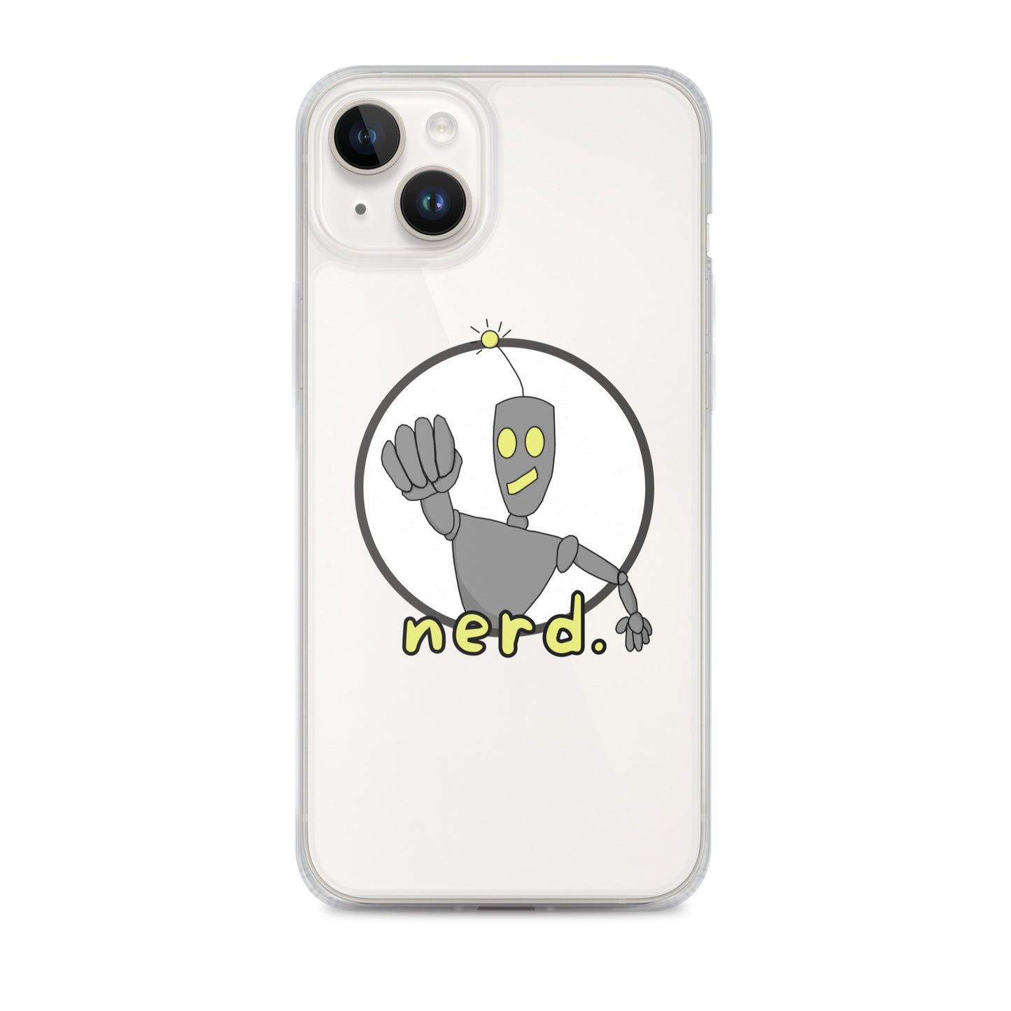 nerd. Logo iPhone Case