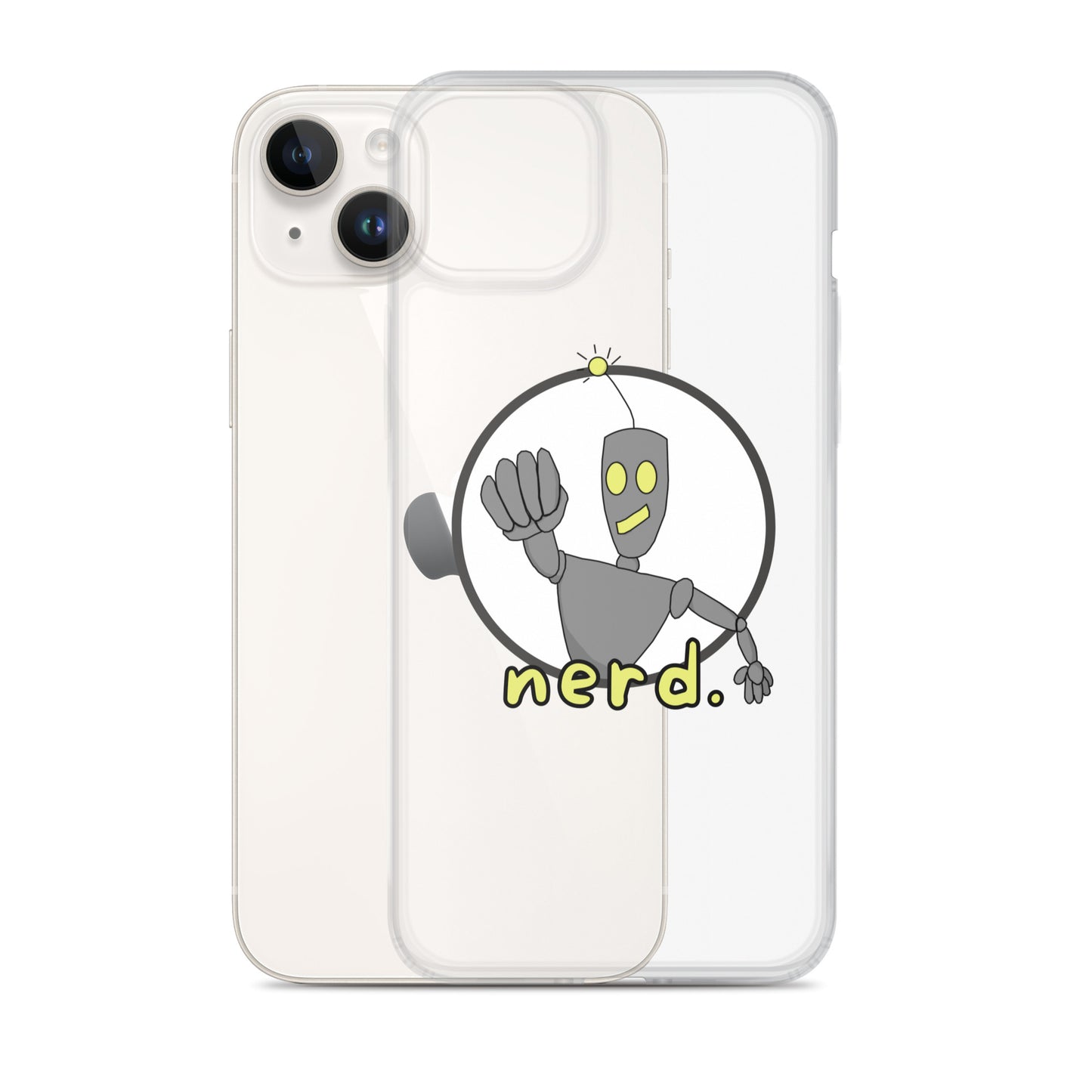 nerd. Logo iPhone Case