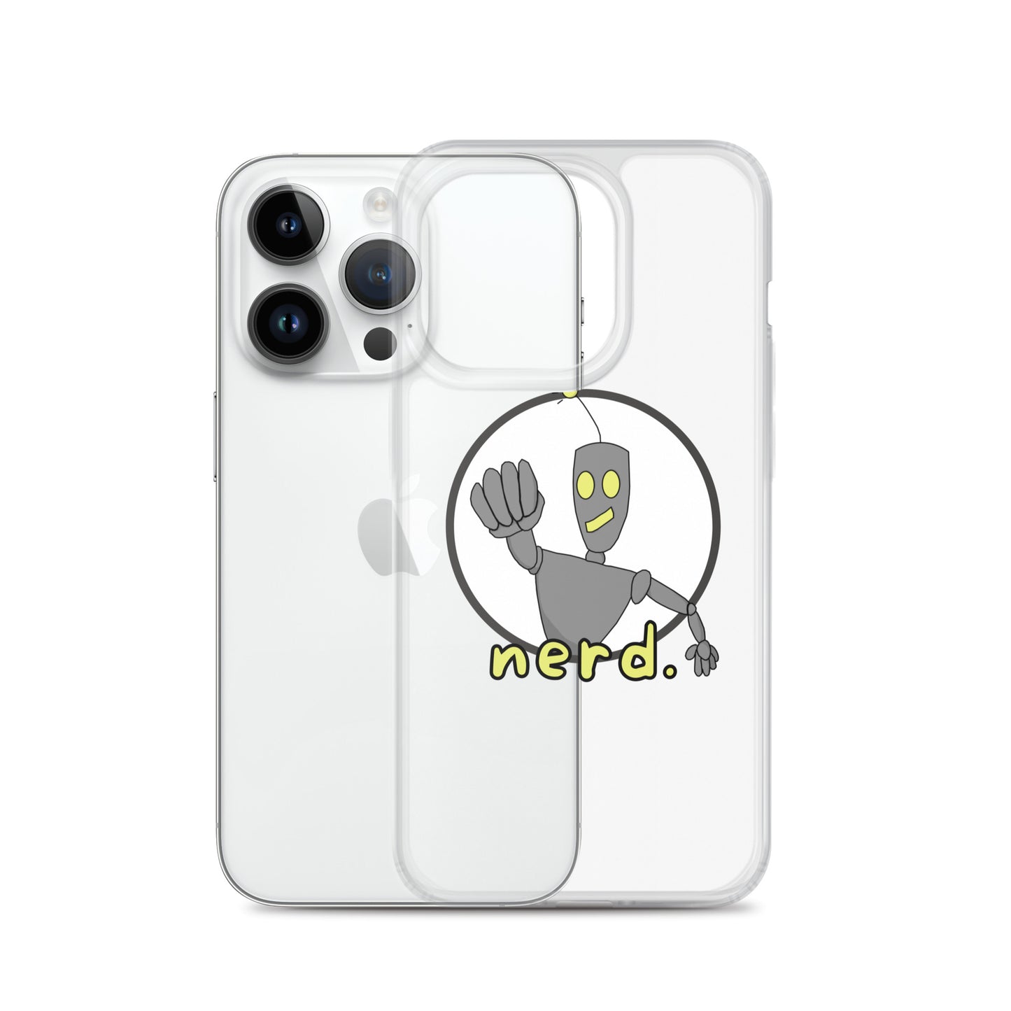 nerd. Logo iPhone Case