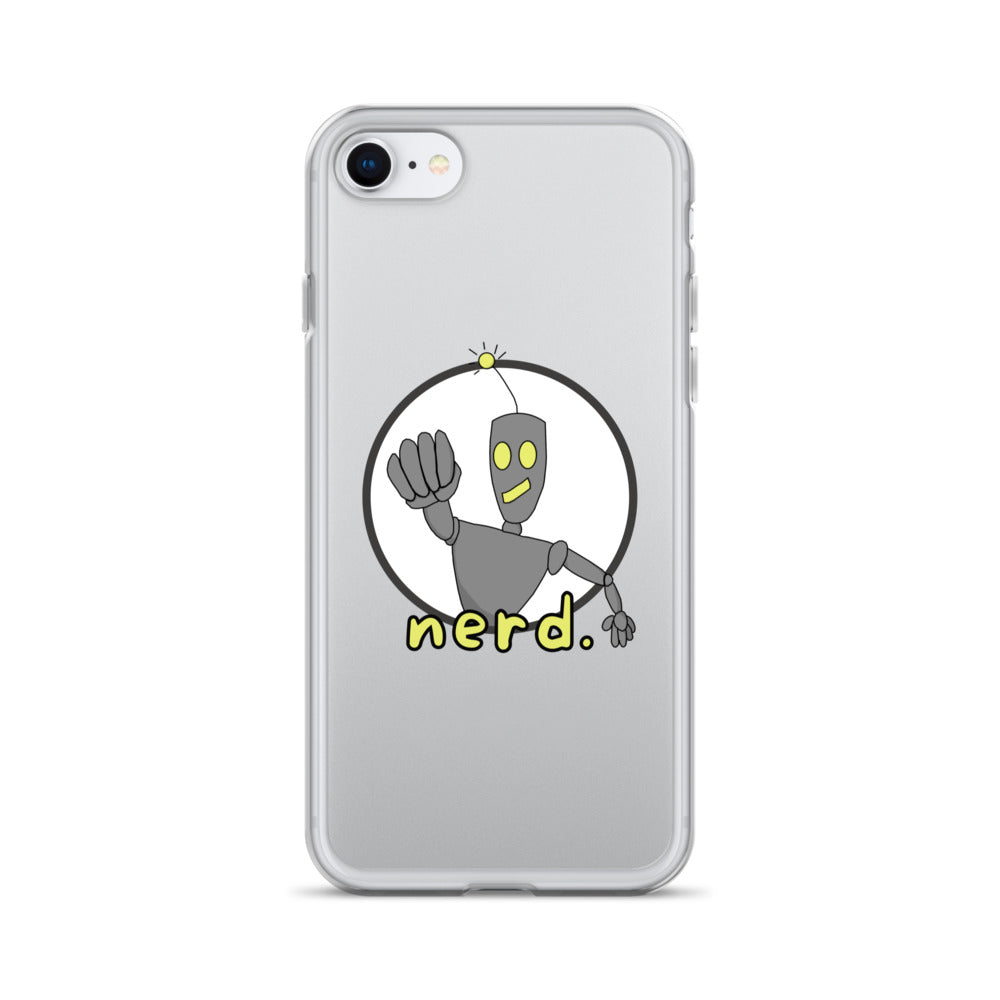 nerd. Logo iPhone Case