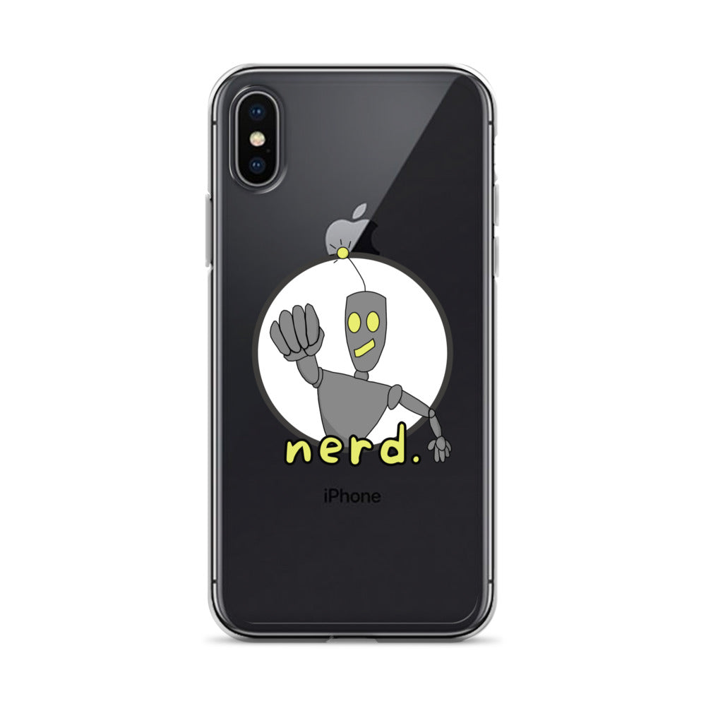 nerd. Logo iPhone Case