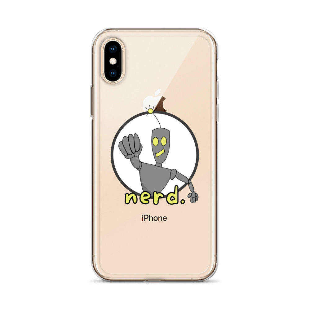 nerd. Logo iPhone Case