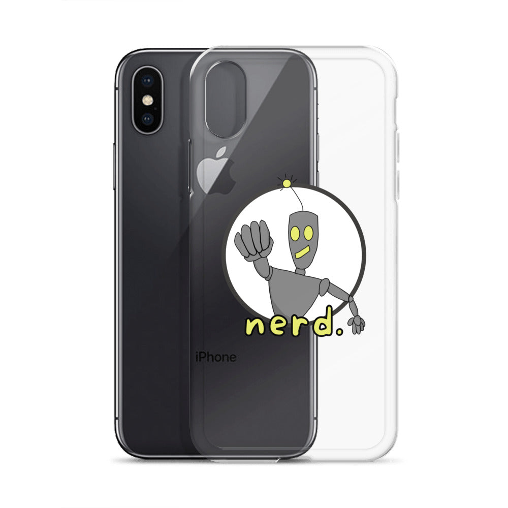 nerd. Logo iPhone Case