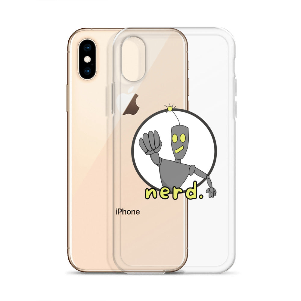 nerd. Logo iPhone Case