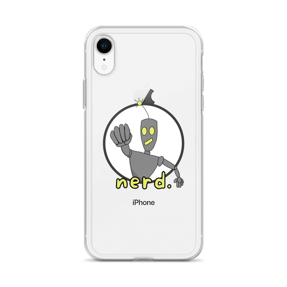 nerd. Logo iPhone Case