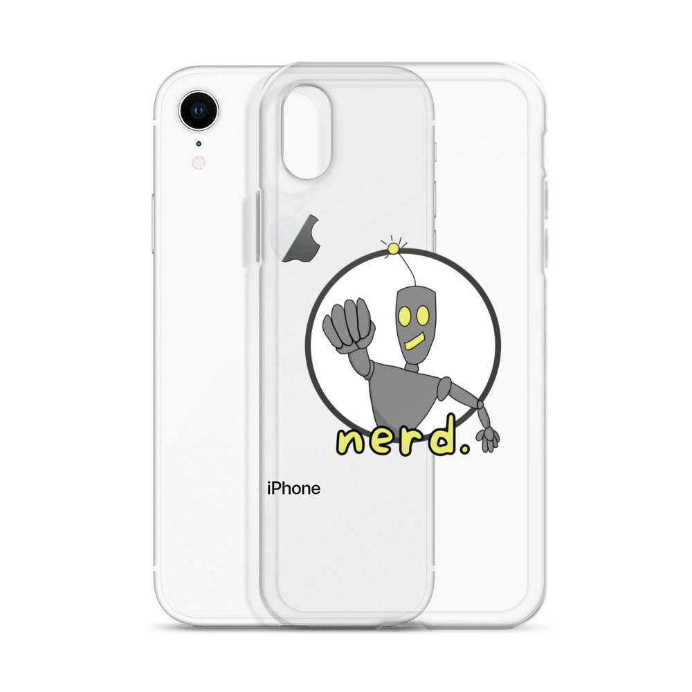 nerd. Logo iPhone Case