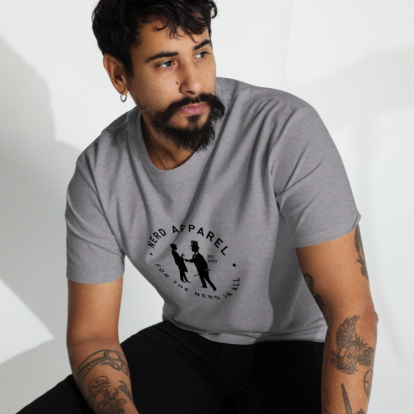 Men’s Nerd In All Heavyweight Tee