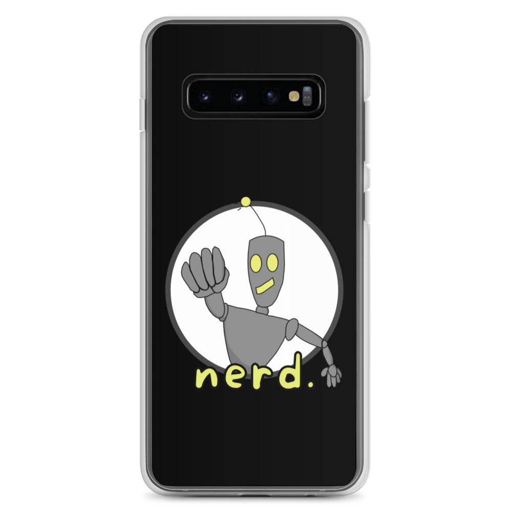 nerd. Logo Black Samsung Case