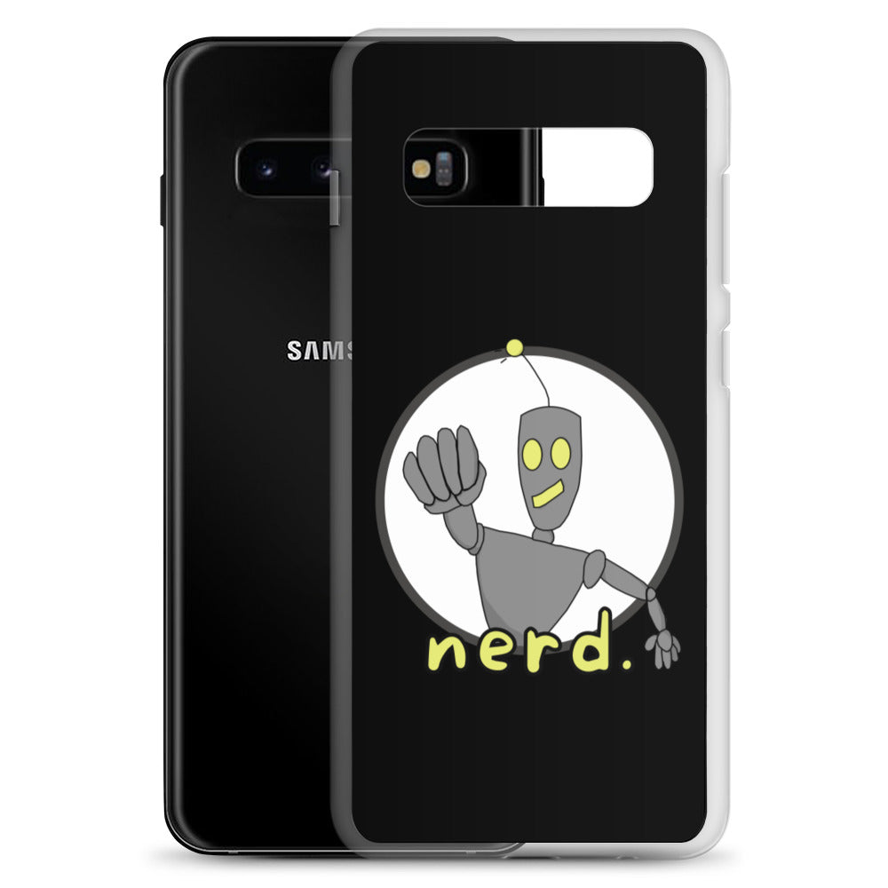 nerd. Logo Black Samsung Case