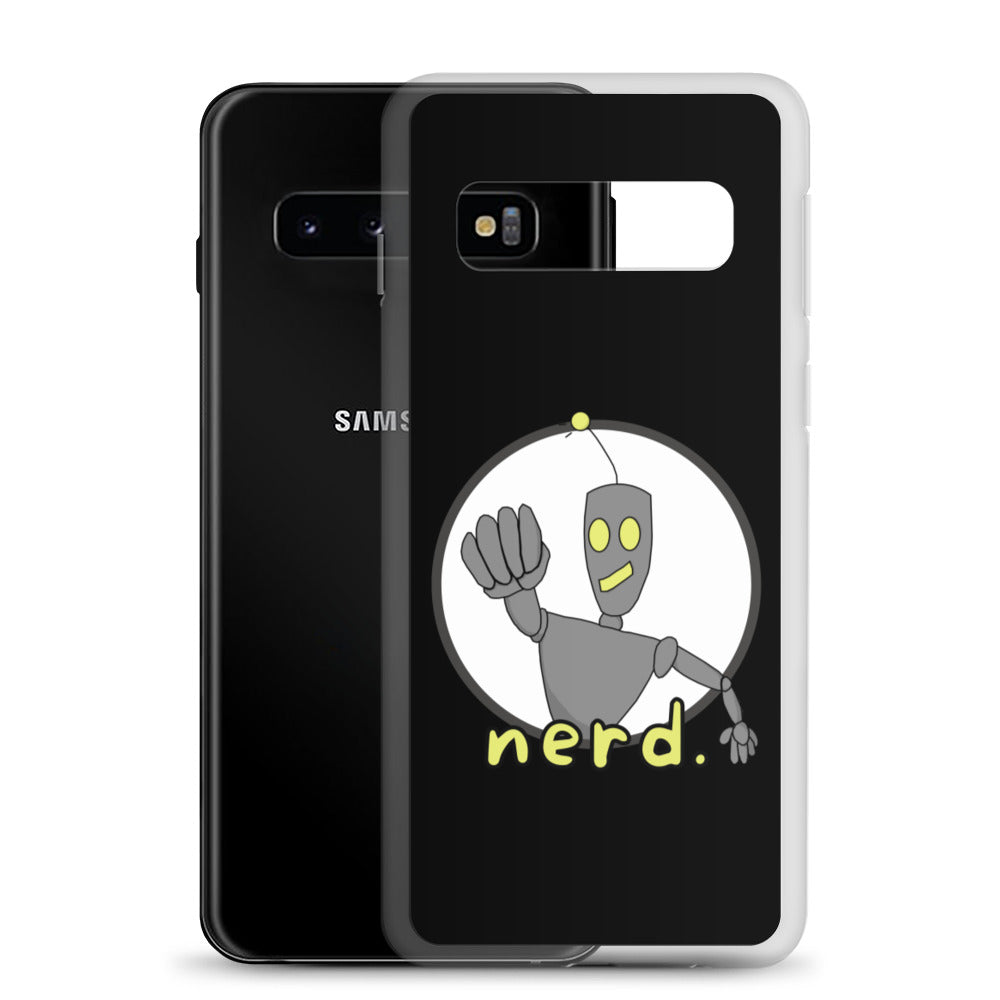 nerd. Logo Black Samsung Case