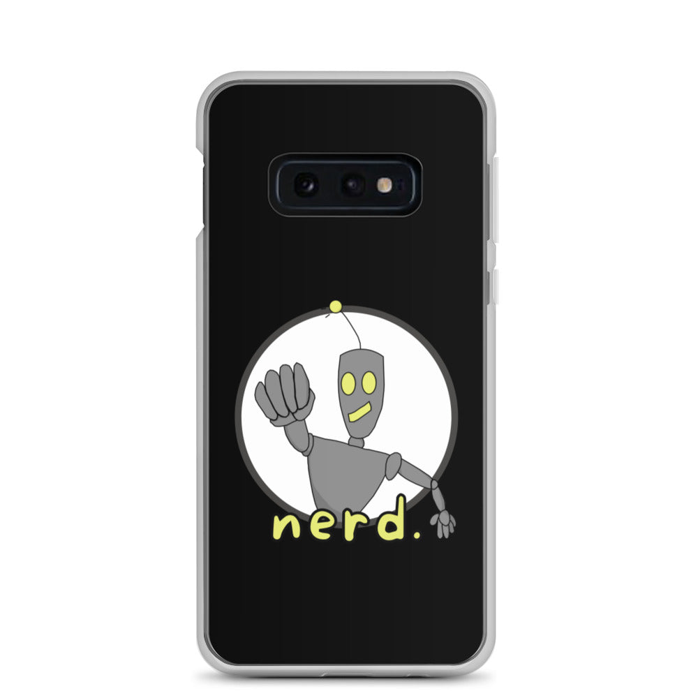 nerd. Logo Black Samsung Case