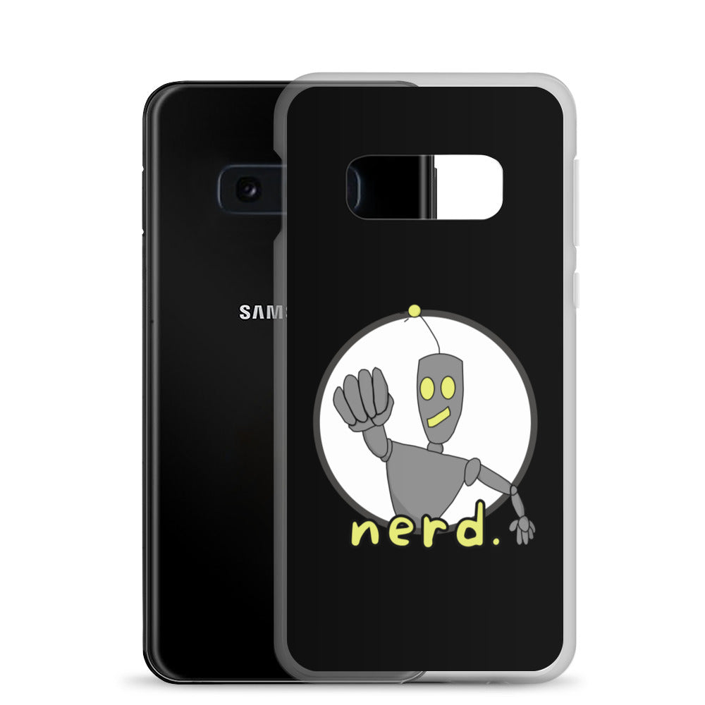 nerd. Logo Black Samsung Case