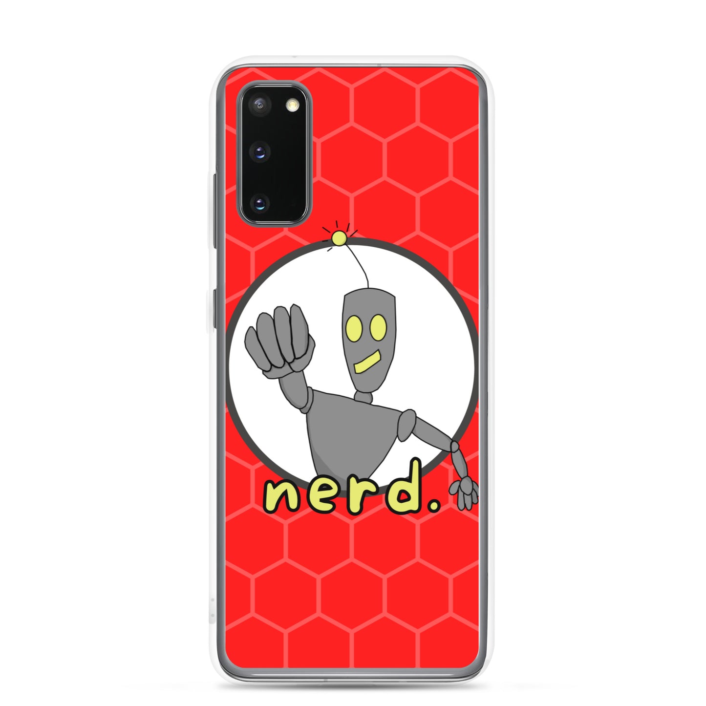 nerd. Red Samsung Case