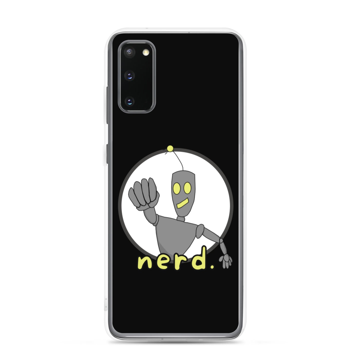 nerd. Logo Black Samsung Case