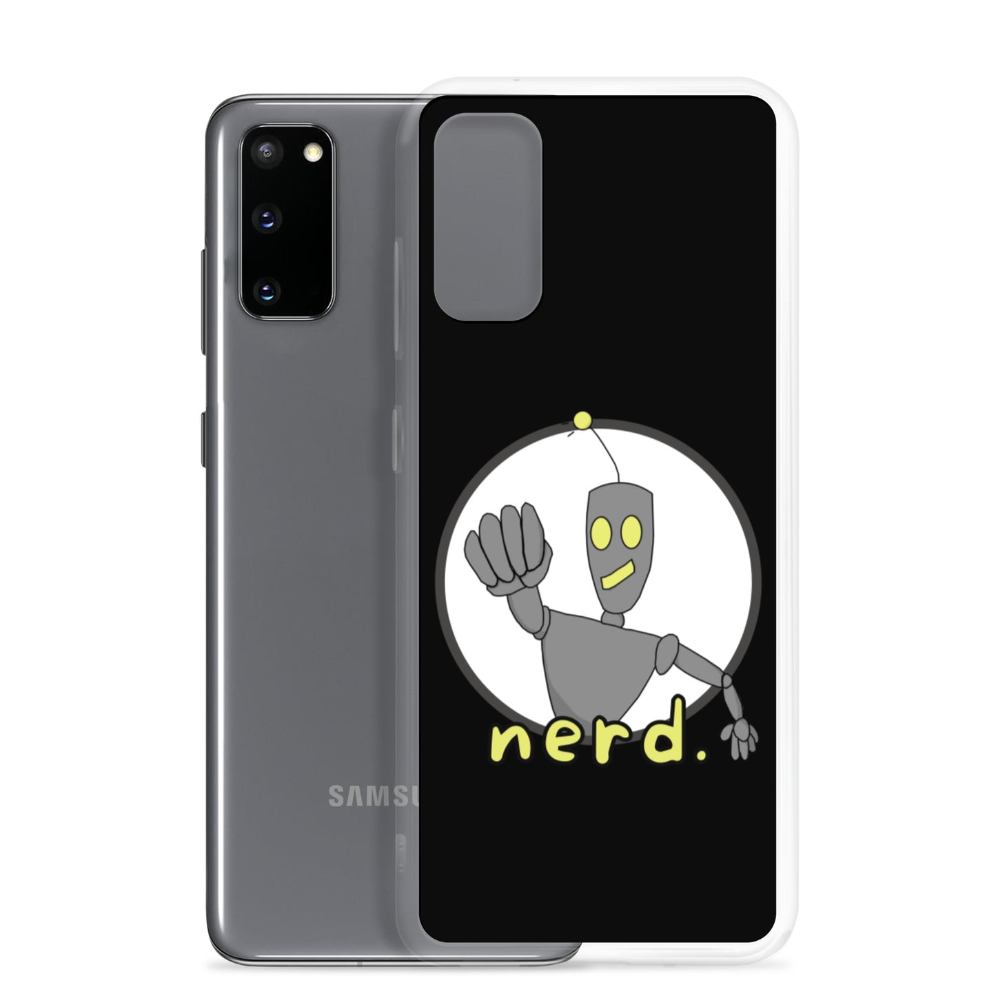 nerd. Logo Black Samsung Case