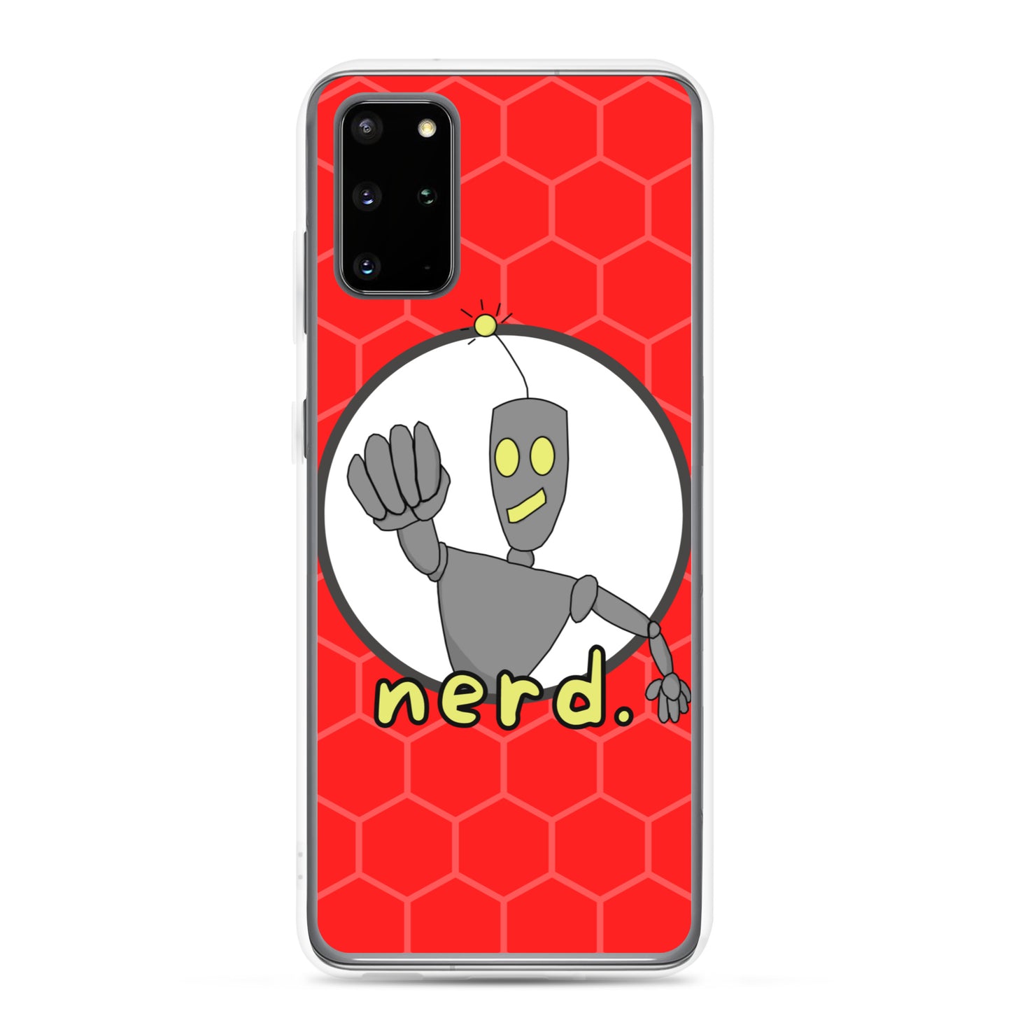 nerd. Red Samsung Case