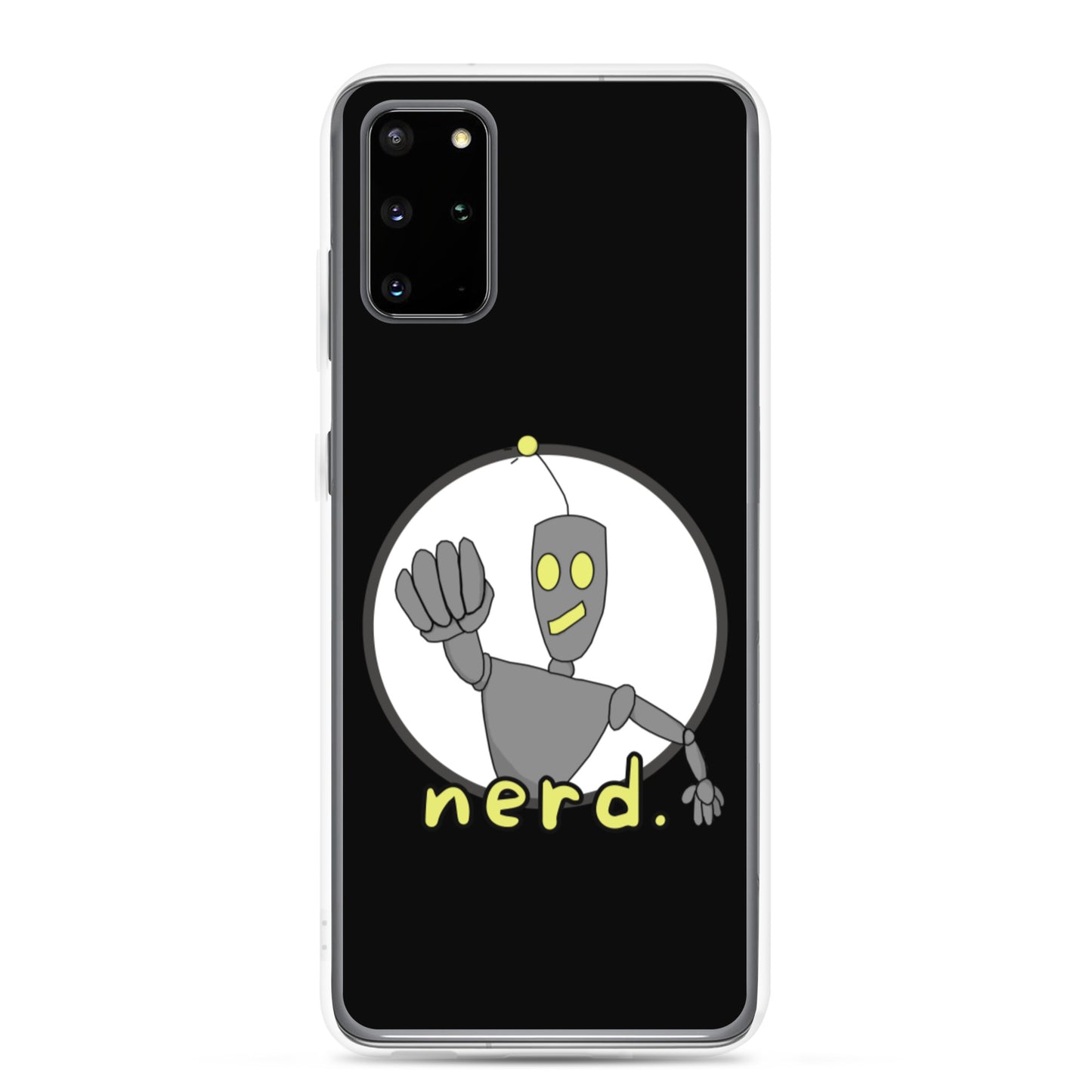 nerd. Logo Black Samsung Case