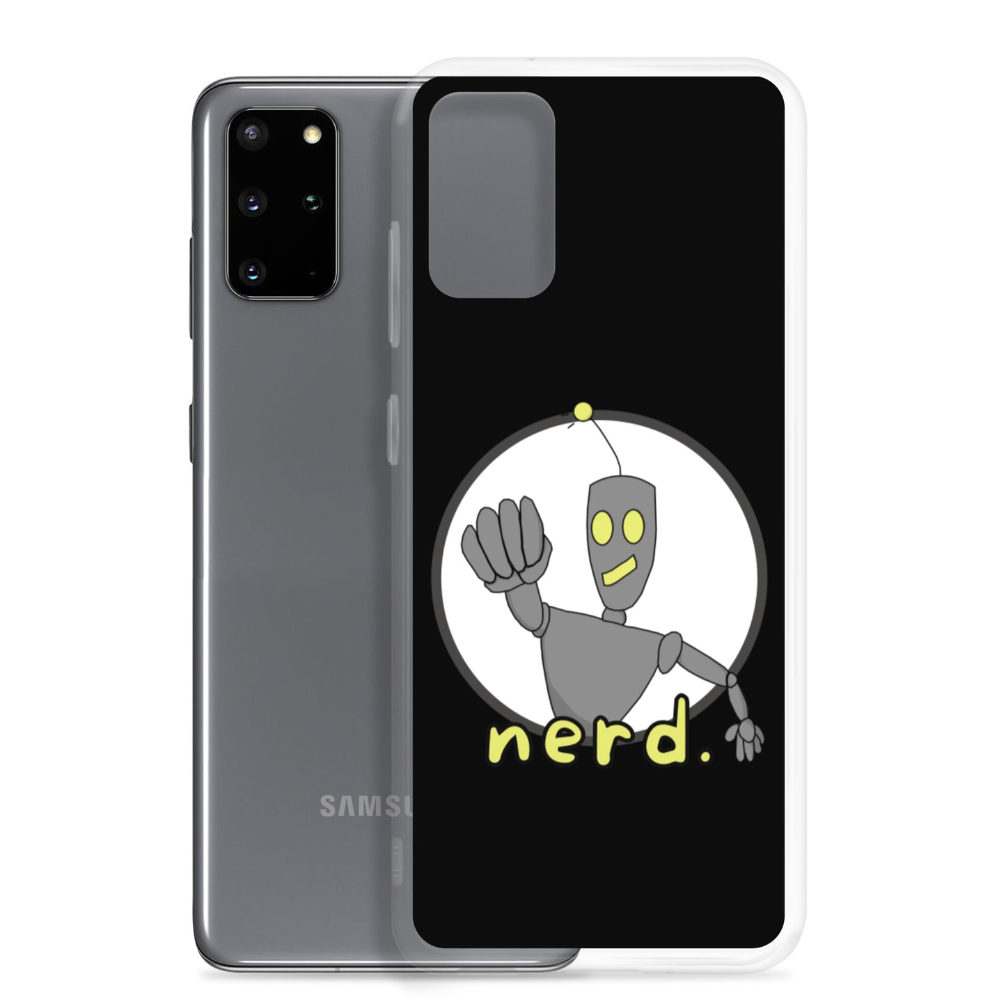 nerd. Logo Black Samsung Case