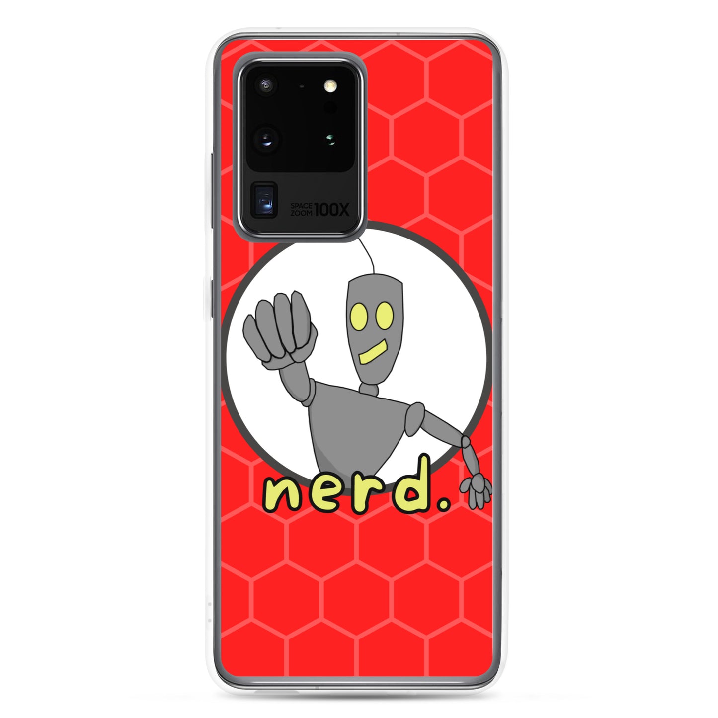 nerd. Red Samsung Case