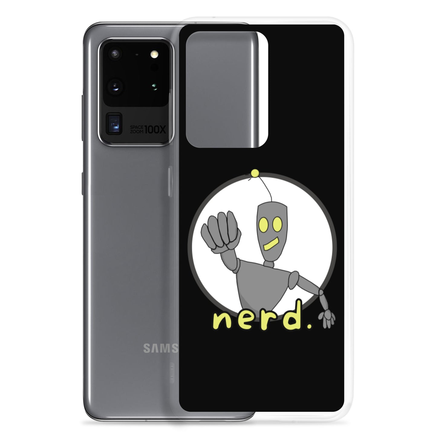 nerd. Logo Black Samsung Case