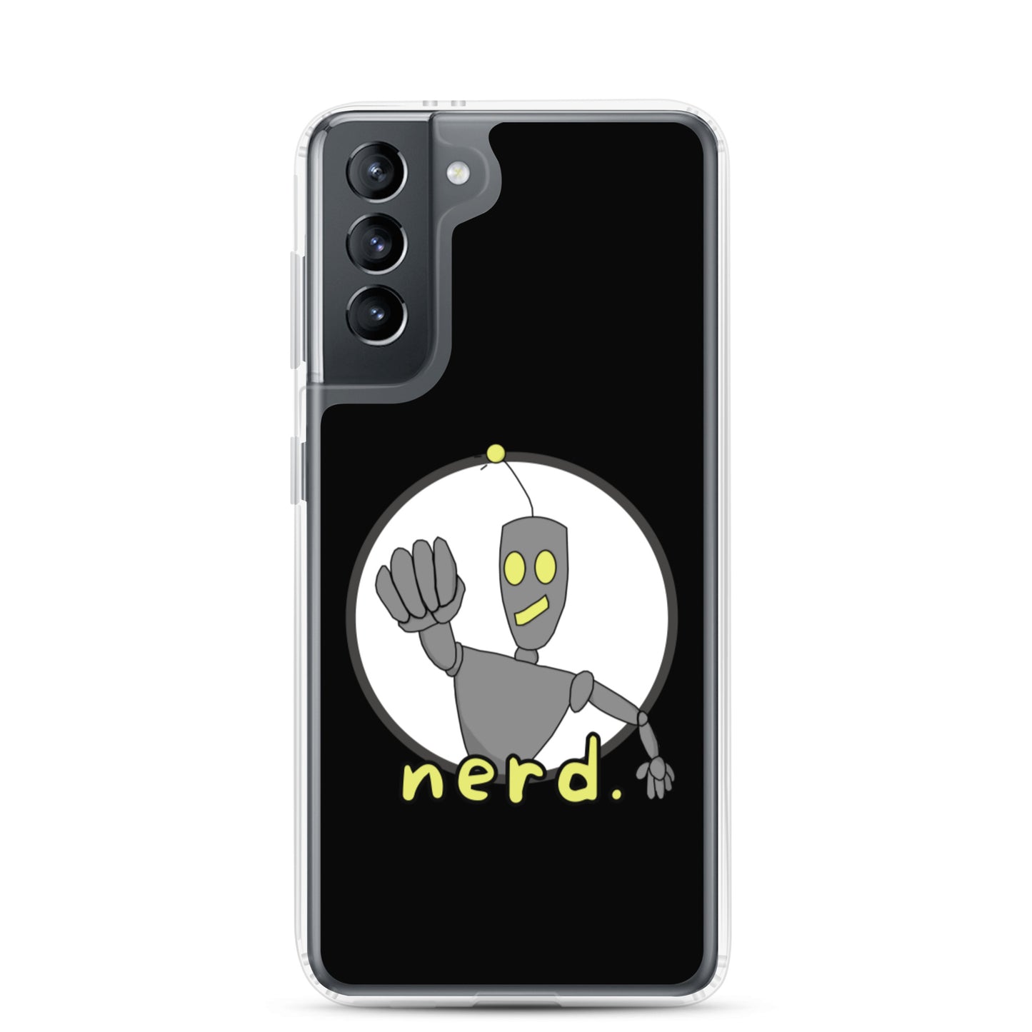 nerd. Logo Black Samsung Case