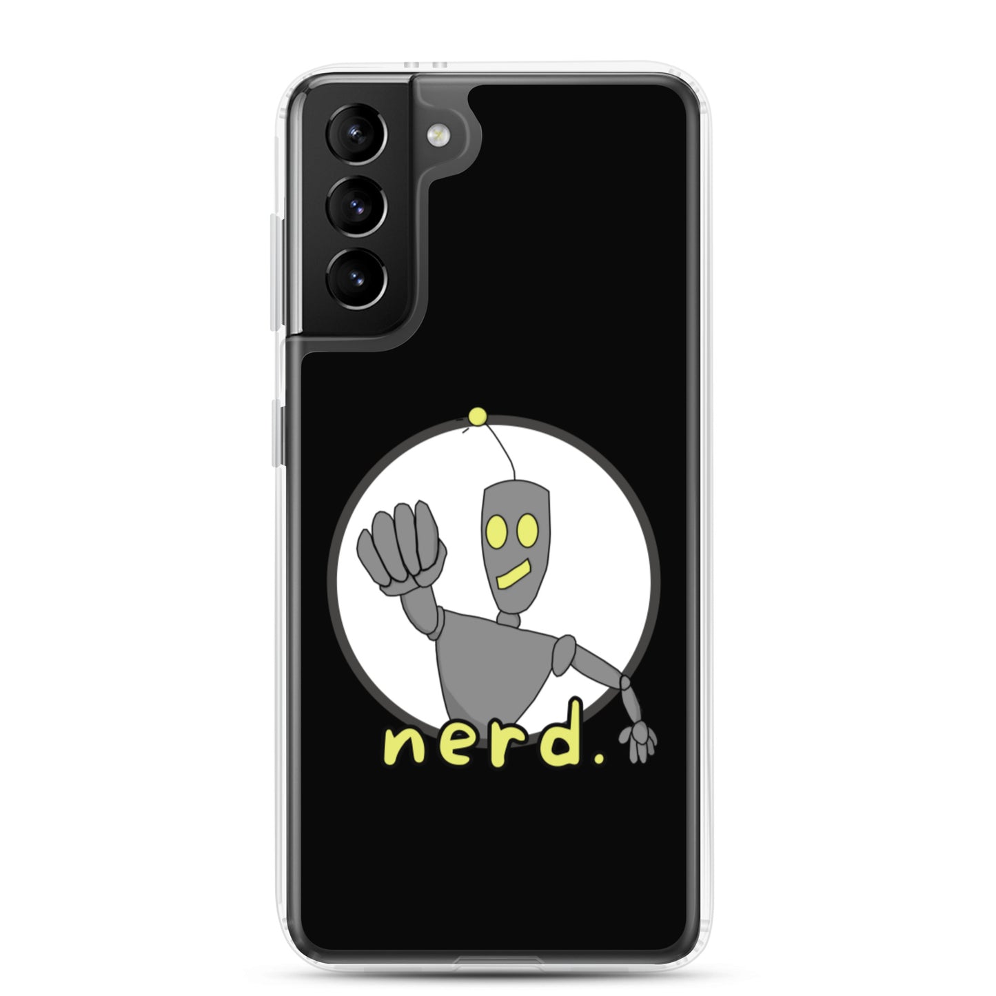 nerd. Logo Black Samsung Case