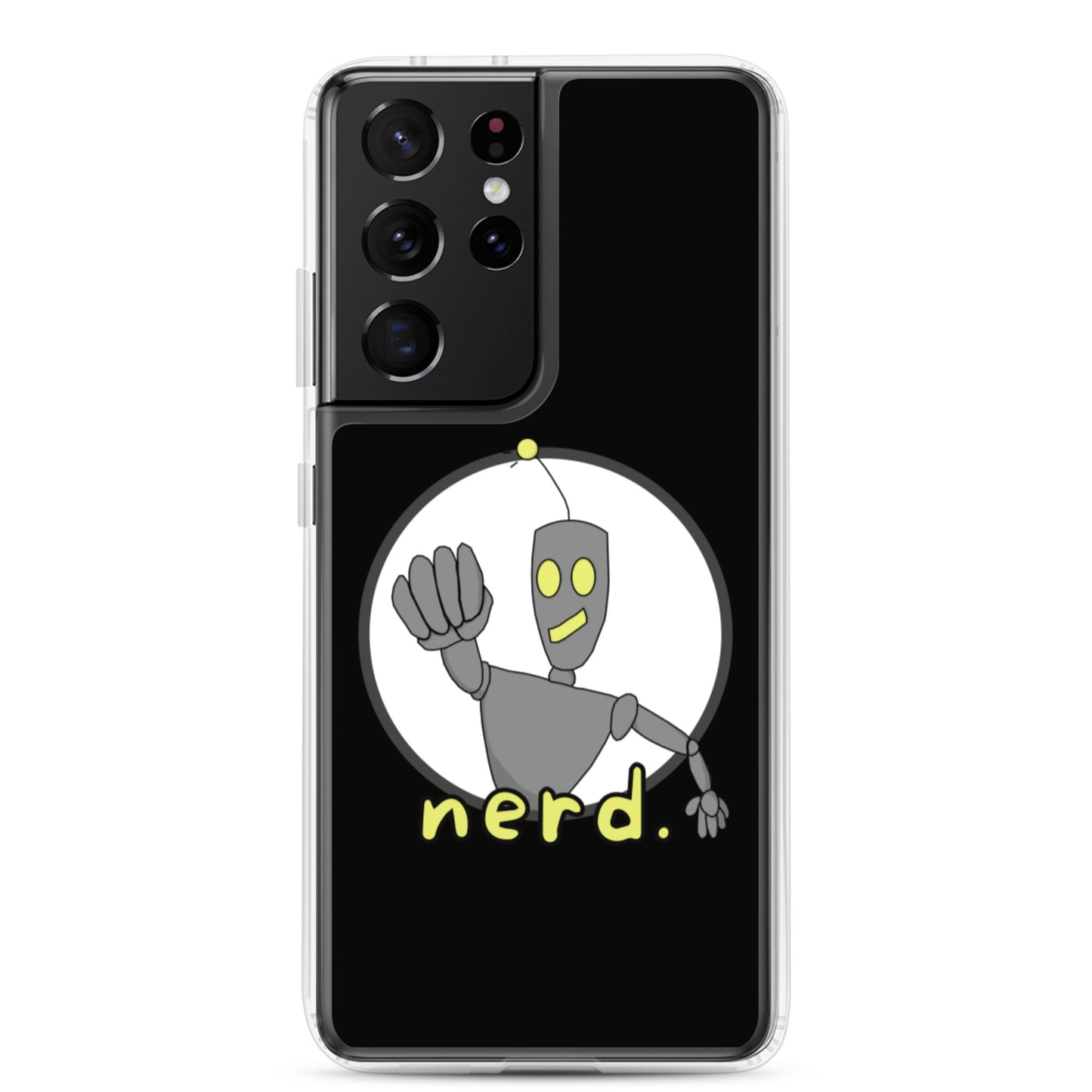 nerd. Logo Black Samsung Case