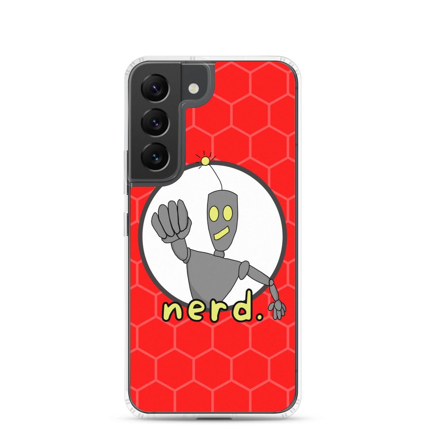 nerd. Red Samsung Case