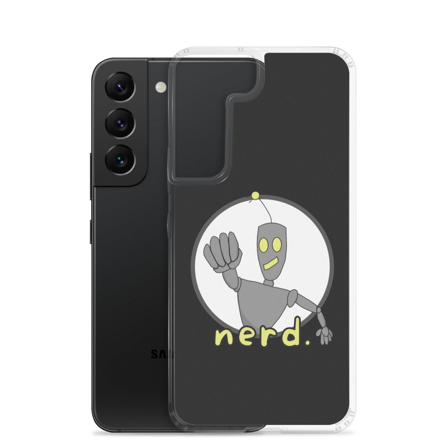 nerd. Logo Black Samsung Case